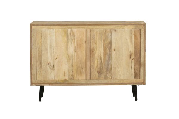 Sideboard Holz Stahl B: 117 cm mit Schubladen Türen