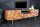 Massives TV Lowboard 160 cm breit Sheesham Holz dekorativ