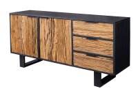 Sideboard Holz Teak Mango Eisen 150 cm breit Kufengestell