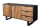 Sideboard Holz Teak Mango Eisen 150 cm breit Kufengestell
