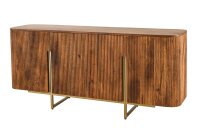 Sideboard Holz Metall 160 x 75 cm Art Déco...