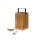 LED Tischleuchte Holz Metall 24 cm IP54 2700K kabellos Outdoor