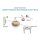 LED Leuchtmittel Akku Haken Magnet 2700 K dimmbar USB IP54 CHERRY