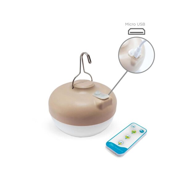 LED Leuchtmittel Akku USB Haken Magnet Ø 11 cm Fernbedienung CHERRY