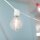 LED Außenlichterkette 10x E27 IP44 Weiß 2700 K 5 m lang