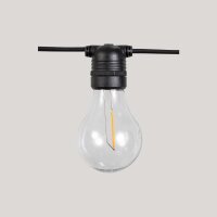 LED Lichterkette außen 2700 K Schwarz IP44 Modern