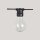 LED Lichterkette außen 2700 K Schwarz IP44 Modern