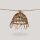 Solarlichterkette LED 1800 K 5 m lang Jute Naturfaser