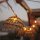 Solarlichterkette LED 1800 K 5 m lang Jute Naturfaser