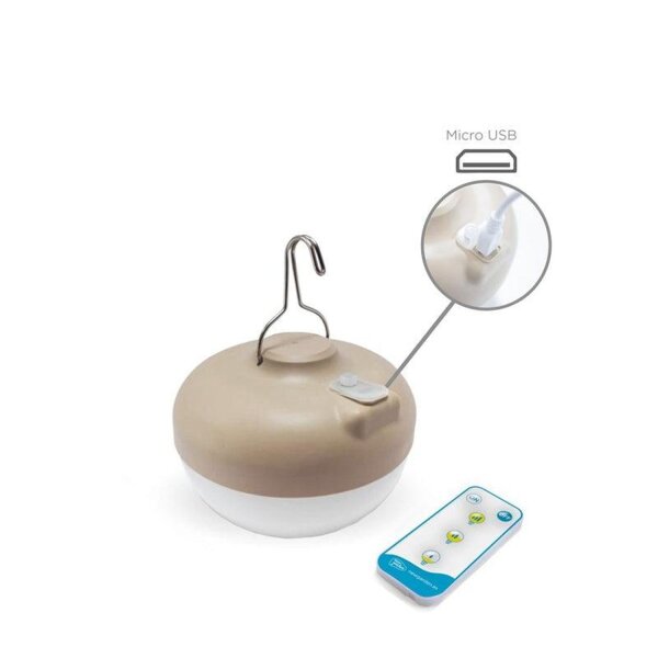 LED Wandleuchte außen kabellos Akku IP54 Rattan