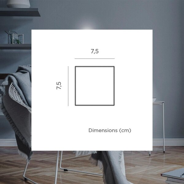 LED Wandleuchte kabellos Touch Dimmer Weiß B: 7,5 cm Akku