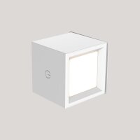 LED Wandleuchte kabellos Touch Dimmer Weiß B: 7,5...