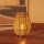 Tischlampe Rattan E27 H: 32,5 cm Dreibein Boho TOKI
