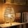 Tischlampe Rattan E27 H: 32,5 cm Dreibein Boho TOKI