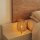 Tischlampe Rattan E27 H: 32,5 cm Dreibein Boho TOKI