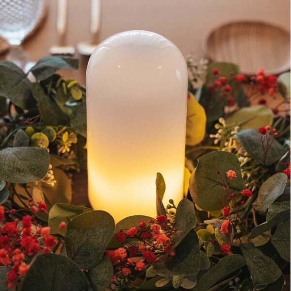 LED Tischlampe kabellos tragbar Akku Dimmer IP54 2000K Outdoor