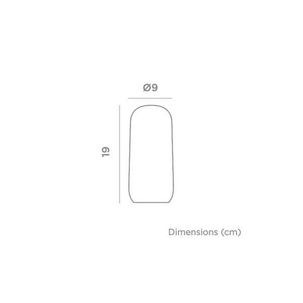 LED Tischlampe kabellos tragbar Akku Dimmer IP54 2000K Outdoor