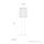 LED Stehleuchte außen 110 cm Weiß IP65 2700 K Kabel Stecker