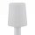 LED Stehleuchte außen 110 cm Weiß IP65 2700 K Kabel Stecker