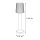 LED Stehleuchte außen 110 cm Weiß IP65 2700 K Kabel Stecker