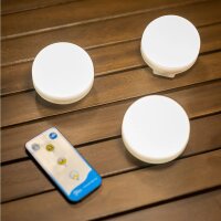 LED Campingleuchte 3er Set Akku Haken Magnet dimmbar IP54...