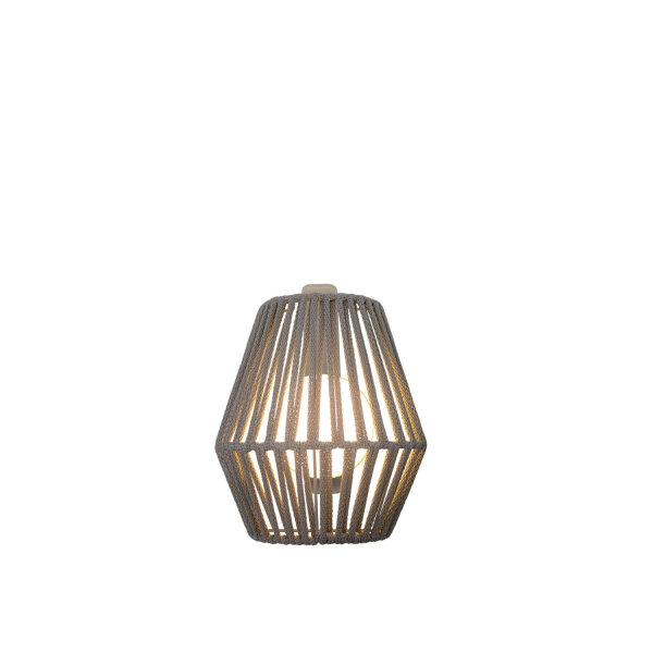 LED Wandleuchte Outdoor Akku Leuchtmittel IP54 tragbar Taupe