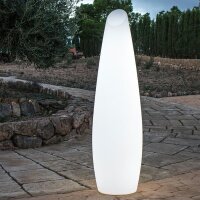 LED Stehleuchte außen 140 cm IP65 2700K Stecker Kabel