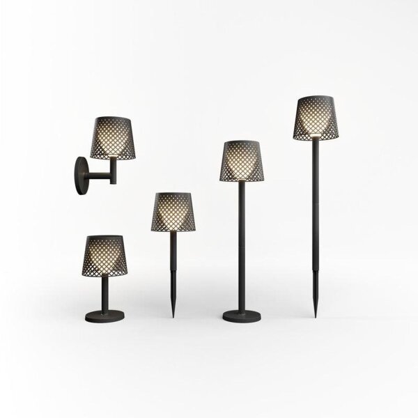 LED Außenleuchte Solar 5-in-1 Erdspieß Wand Tisch Boden IP65