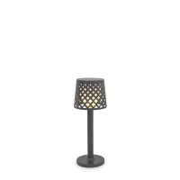 Tischleuchte LED Touch IP44 31cm Anthrazit 3000K tragbar