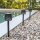 LED Gartenleuchte Erdspieß 4er Set Solar Akku IP44 Schwarz
