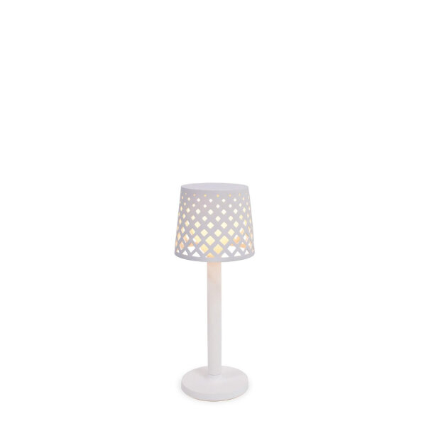 LED Tischlampe Touch IP44 31 cm Weiß 3000 K tragbar