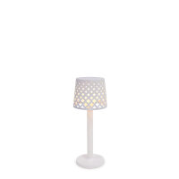 LED Tischlampe Touch IP44 31 cm Weiß 3000 K tragbar