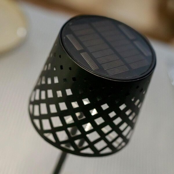 LED Tischlampe Solar Touch Dimmer kabellos tragbar 30 cm