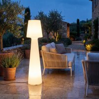 LED Stehlampe au&szlig;en 110 cm IP65 Stecker Kabel 2700 K