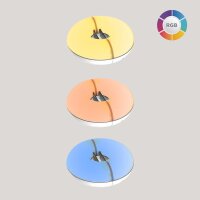 LED Sonnenschirmleuchte Ø 20 cm Farbwechsel RGBWW...