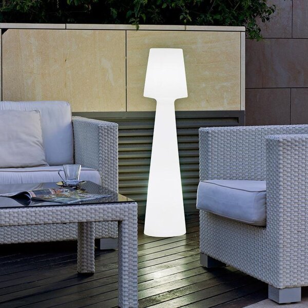 LED Stehlampe außen 110 cm mit Stecker Kabel IP65 6000K