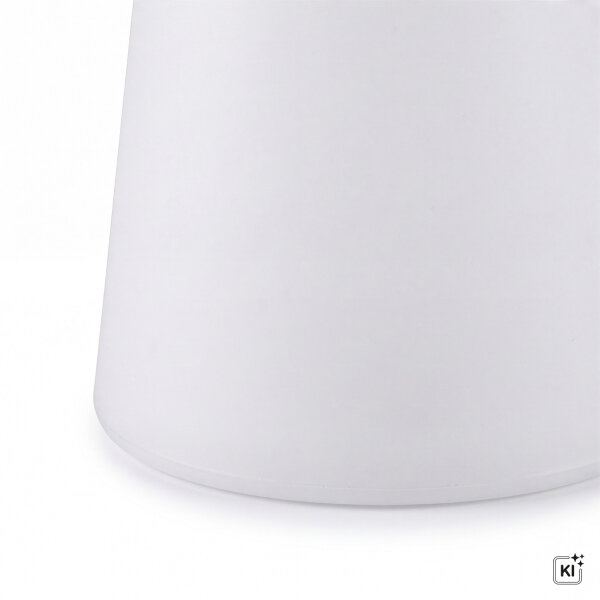 LED Dekolampe außen 200 cm hoch IP65 Stecker Kabel 6000 K