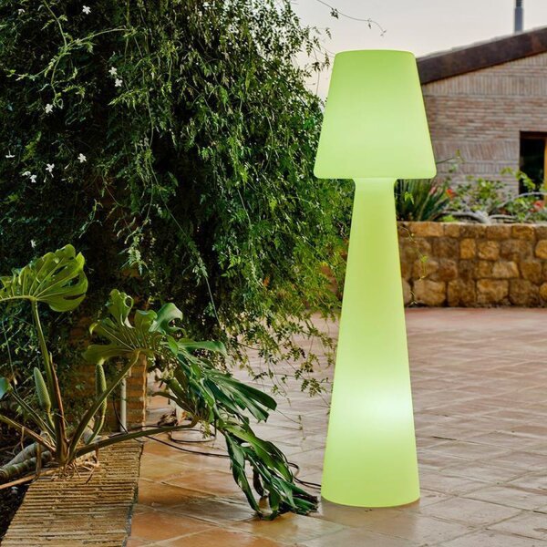 LED Stehlampe Outdoor Akku Dimmer 165 cm IP65 Farbwechsel RGBW