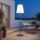 LED Stehleuchte außen 119 cm Dimmer 3000-6500 K Grau Weiß