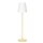 LED Außenleuchte Solar 177 cm Messing Weiß IP65