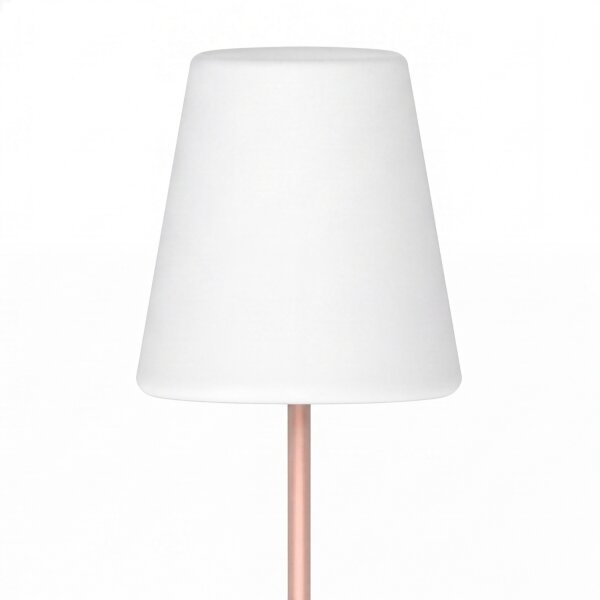Solar Stehleuchte LED 177 cm Farbwechsel Dimmer Rosa Weiß IP65