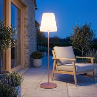 Solar Stehleuchte LED 177 cm Farbwechsel Dimmer Rosa...