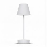 LED Tischlampe kabellos Touch Dimmer 32 cm IP44...