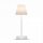 LED Tischlampe kabellos Touch Dimmer 32 cm IP44 Weiß 4000K