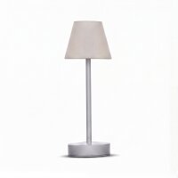 LED Tischleuchte außen kabellos 32 cm Touch Dimmer...