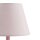 LED Tischleuchte kabellos Touch Dimmer 32 cm IP44 Rosa Weiß