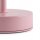 LED Tischleuchte kabellos Touch Dimmer 32 cm IP44 Rosa Weiß