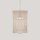 Pendelleuchte außen kabellos LED Akku IP54 Ø 30cm Beige 2700K