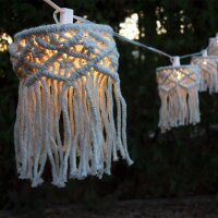 LED Solarlichterkette 5m lang 2700 K warmweiß IP44...