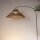 LED Außenlampe Akku 155 cm 2-in-1 IP54 Seegras Metall